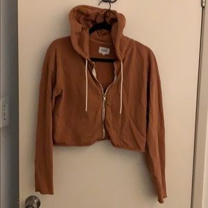 Mate the label cropped hoodie